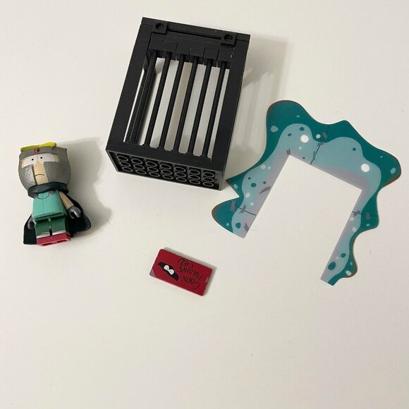 South Park McFarlane Construction Set Stan Kenny Bus Stop Toolshed Human Kite - Picture 9 of 16